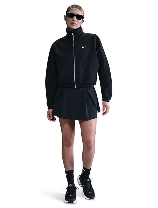 Nike Sportswear Everything Wovens Oversized Repel Uv Protection Jacket Womens Jacket Black, White