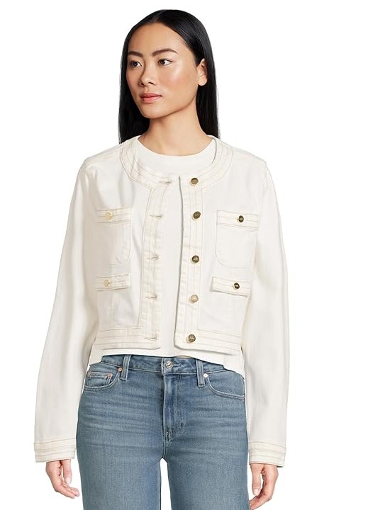 Paige Kiya Jacket In Toasted Ecru Womens Jacket Toasted Ecru