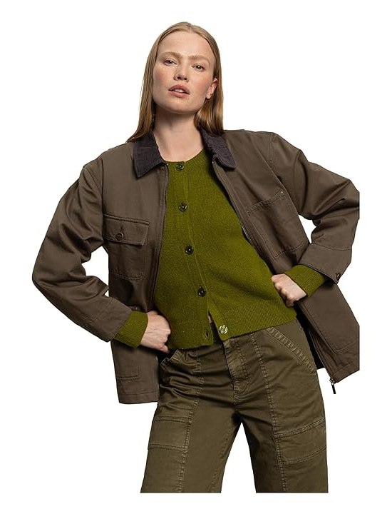 Sanctuary Barn Jacket Womens Coat Burnt Olive
